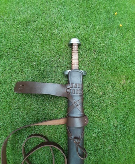 Scabbard 3 - Wood (MDF) with 100% leather - Image 2