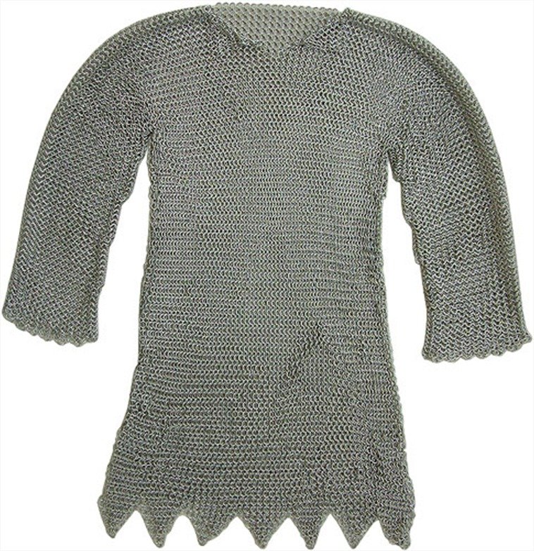 Chainmail Shirt Butted Full Sleeves 10 mm / 16 Ga. 4 in 1 Pattern weaving