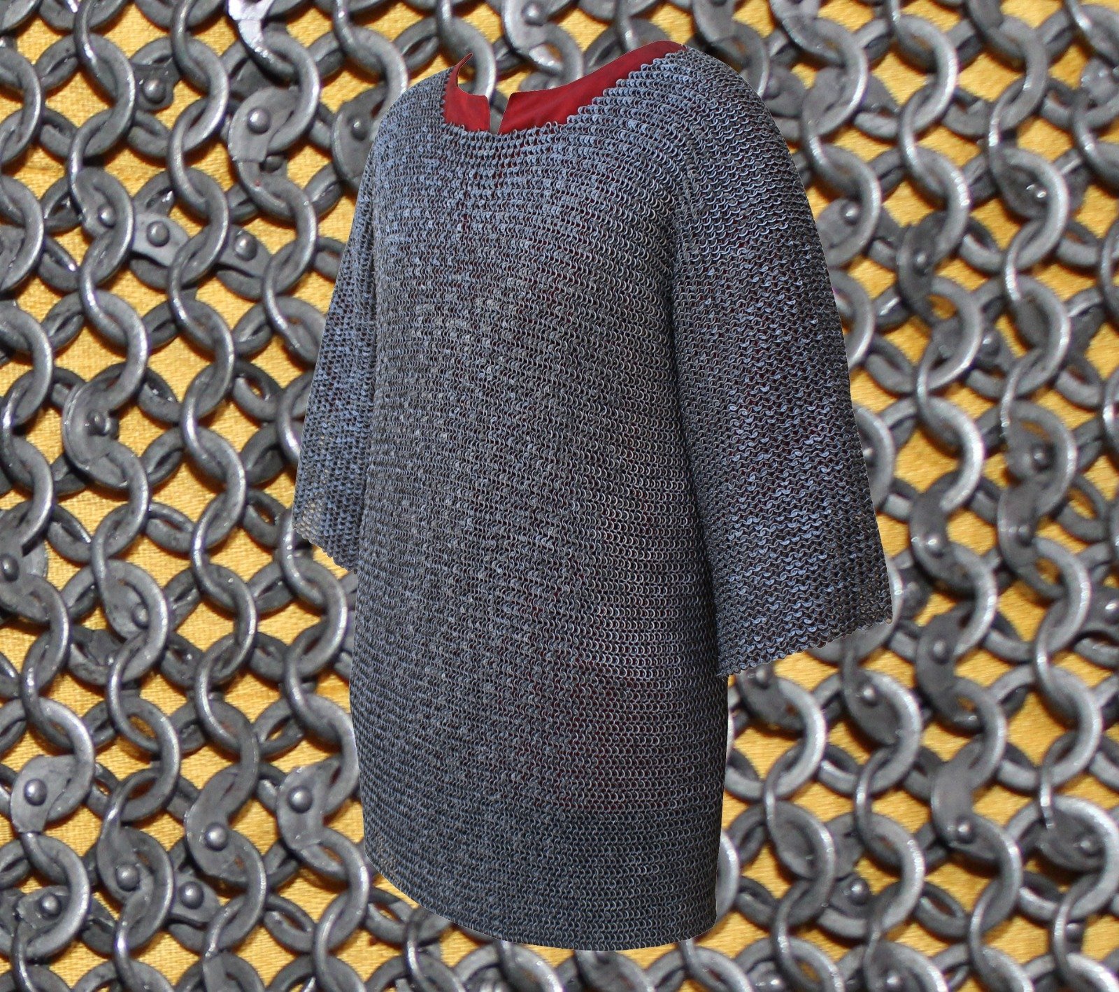 M.S 6 mm RIVETED w/ Solid Rings 4 in 1 Pattern weaving - Image 2