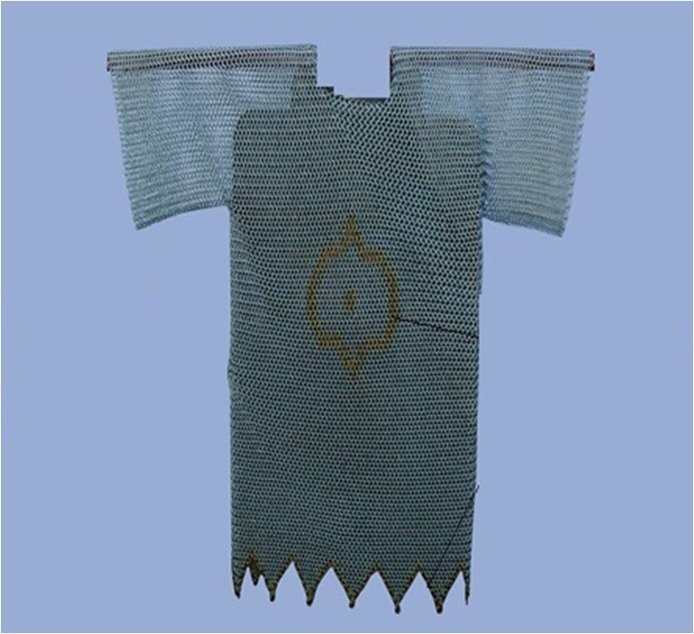 Chainmail Shirt Butted Half Sleeves 10 mm / 16 Ga. 4 in 1 Pattern weaving