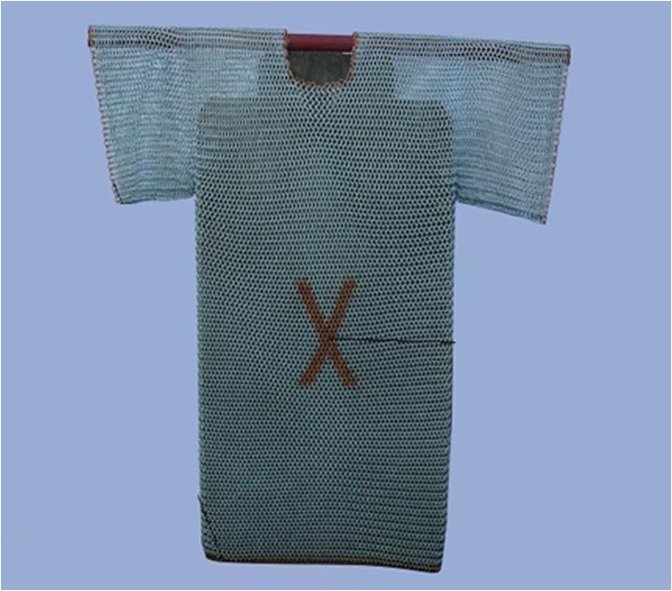 Chainmail Shirt Butted Half Sleeves 10 mm / 16 Ga. 4 in 1 Pattern weaving